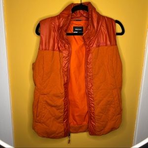 Blaze orange Marmot quilted vest